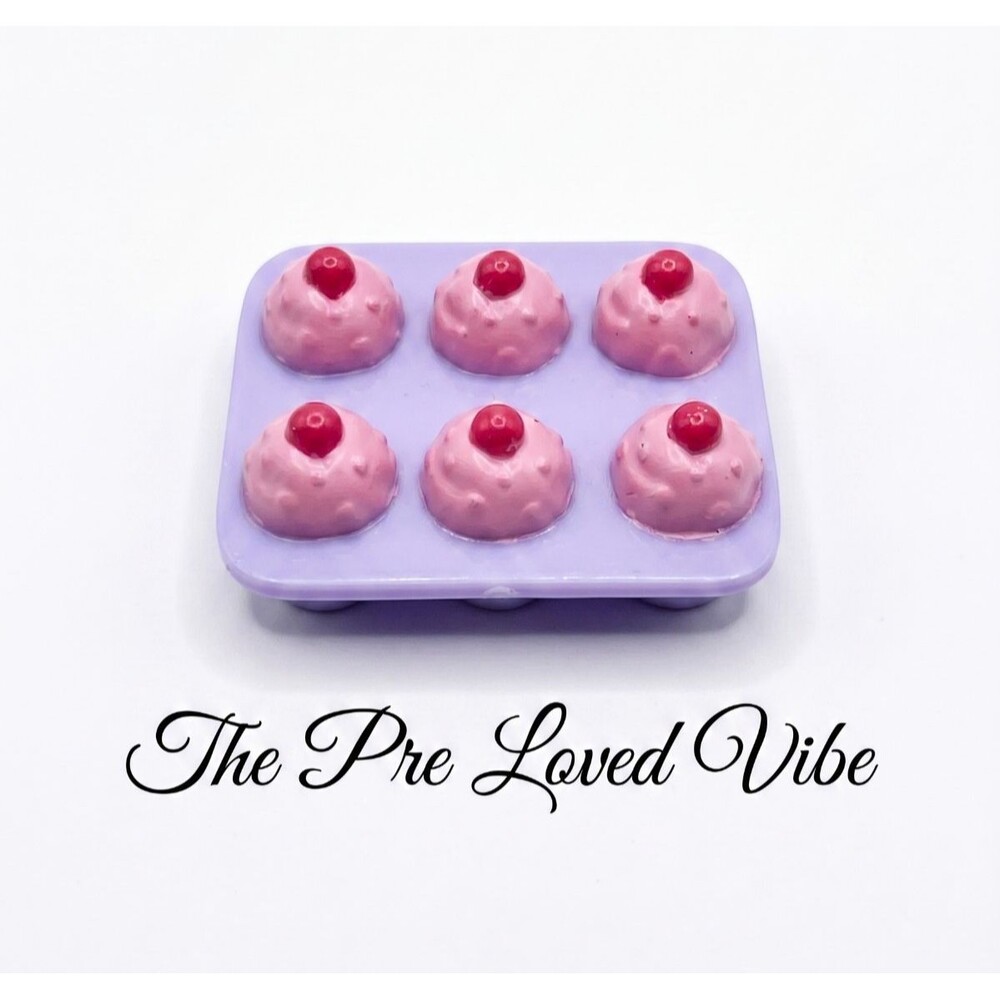 Fisher-Price Loving Family Dollhouse Pink Cupcakes  Purple Muffin Tin